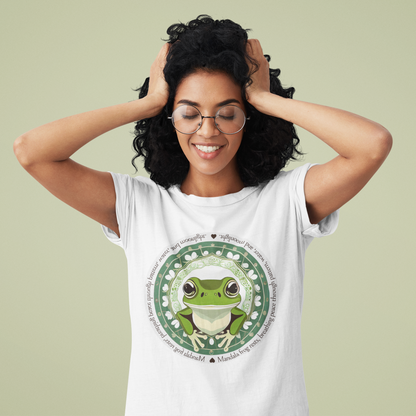 MANDALA FROG - Unisex Classic Crew Neck Cotton T-Shirt